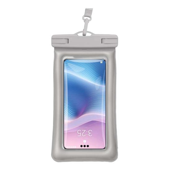 Waterproof Phone Pouch with Detachable Lanyard Transparent Floating Cell Phone Dry Bag Case Protector Beach Kayak Cruise Travel Essentials