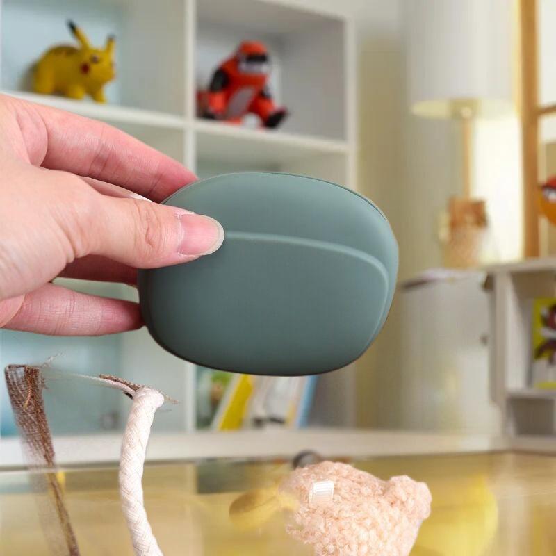 2PCS Silicone Cell Phone Cable Bag Data Cable Storage Box Travel Earphone Wire Key U Drive USB Rating Sauna