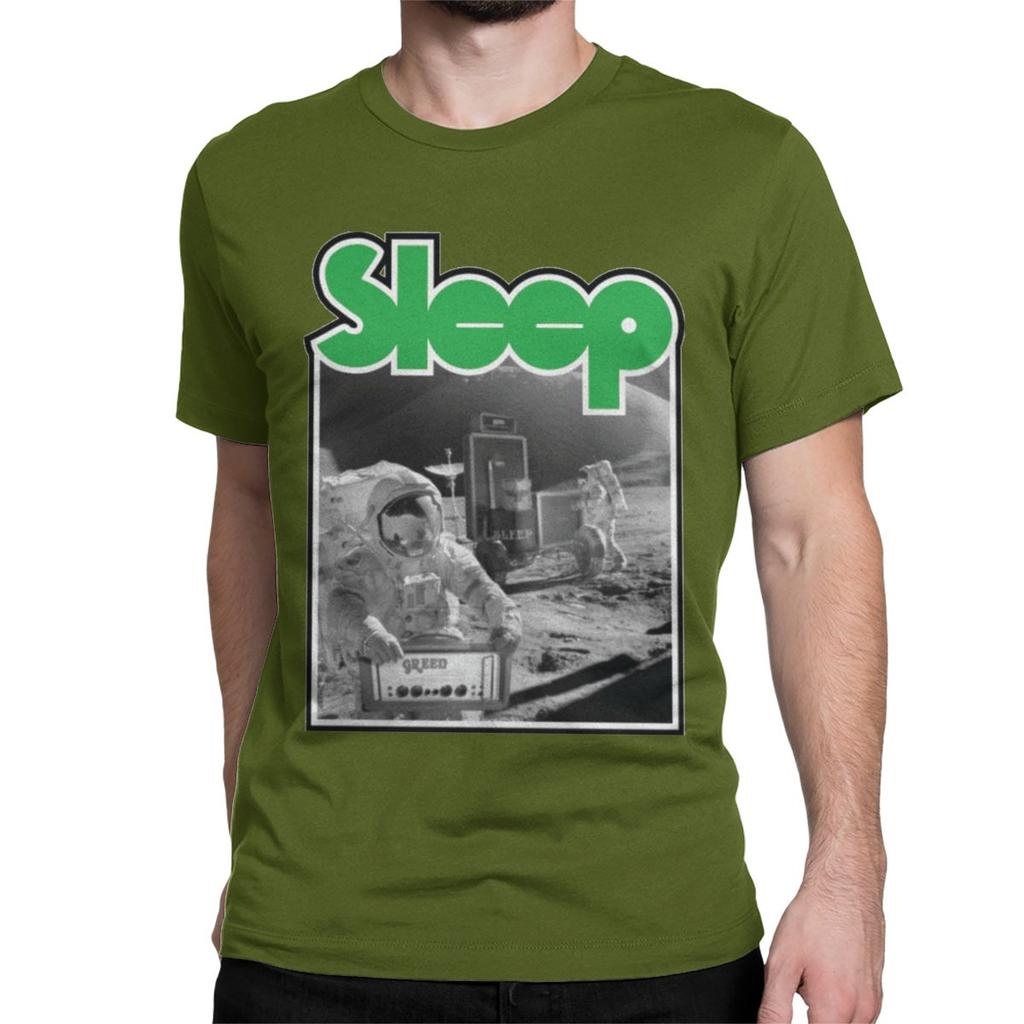 Sleep Doom Death Band Rock Metal Men Women T Shirt Sleep Stoner Funny Tee Shirt Short Sleeve Round Neck T-Shirt Cotton 6XL Tops