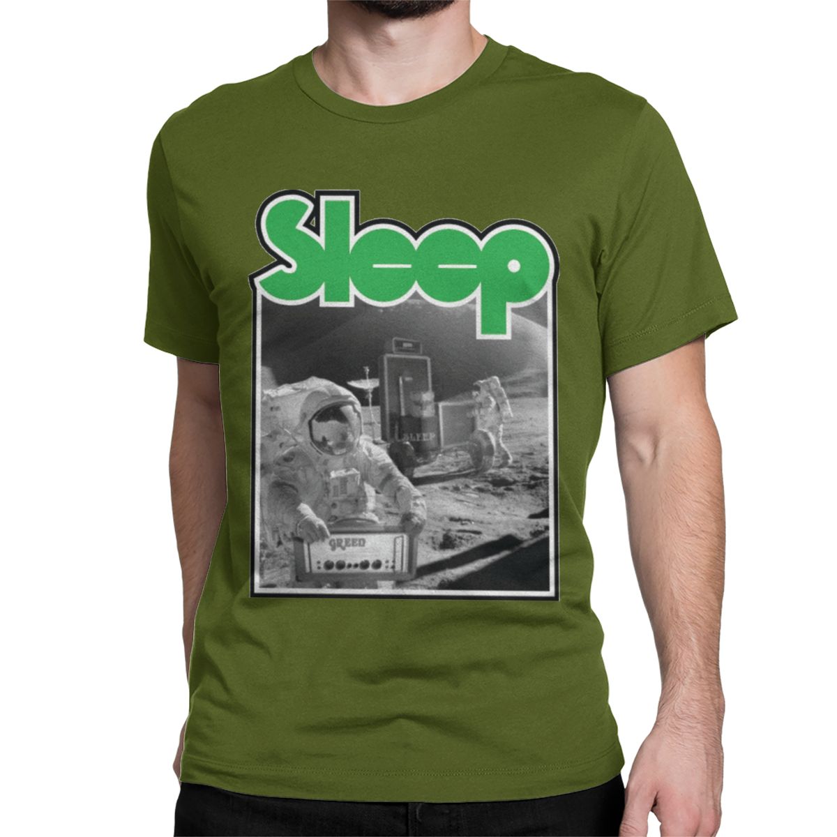 

Sleep Doom Death Band Rock Metal Men Women T Shirt Sleep Stoner Funny Tee Shirt Short Sleeve Round Neck T-Shirt Cotton 6XL Tops 4XL