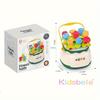 Educational Stacking Toy Garden Flowers Learning Flower Garden Building Montessori Toy Set Shape Sorting Matching Toy