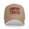 Rustic Cowboy Carter Graphic Red Casual Baseball Cap Summer  Trucker Hat High Quality Sport Snapback Cap Unisex Baseball Caps