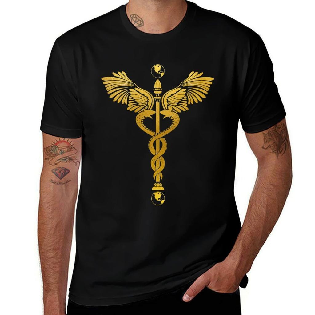 Caduceus Tshirt Soft Lightweight Cotton Tshirt