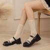 Neue Kinder Hanfu Schuhe Plateau rutschfest Prinzessin Schuhe Cheongsam Einzel Schuhe Schnalle Nationalstil Mittelschule Kinderschuhe vier Jahreszeiten