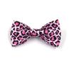 pink leopard print bow