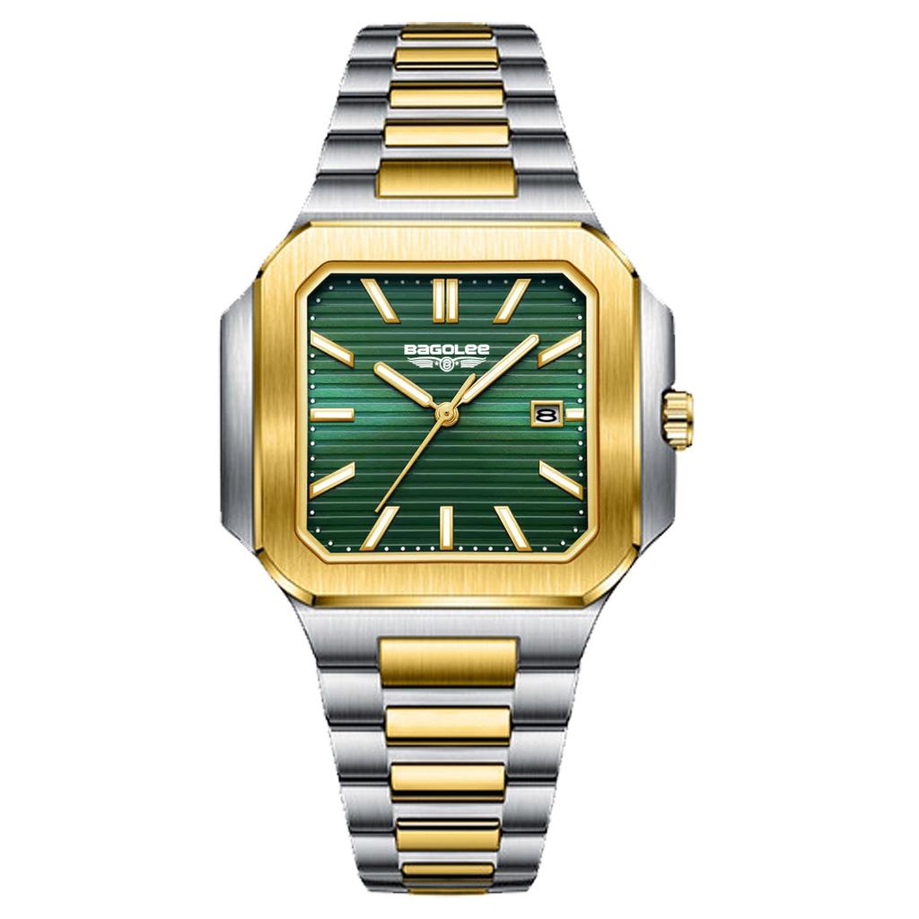 Supply Business Versatile Watch Men's Watch Square Calendar Waterproof Quartz Watch Fashion Men's Watch Business