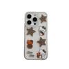 Translucent Glitter Star Leopard Kitty Phone Case for iPhone 17/16 Pro Max/15/14