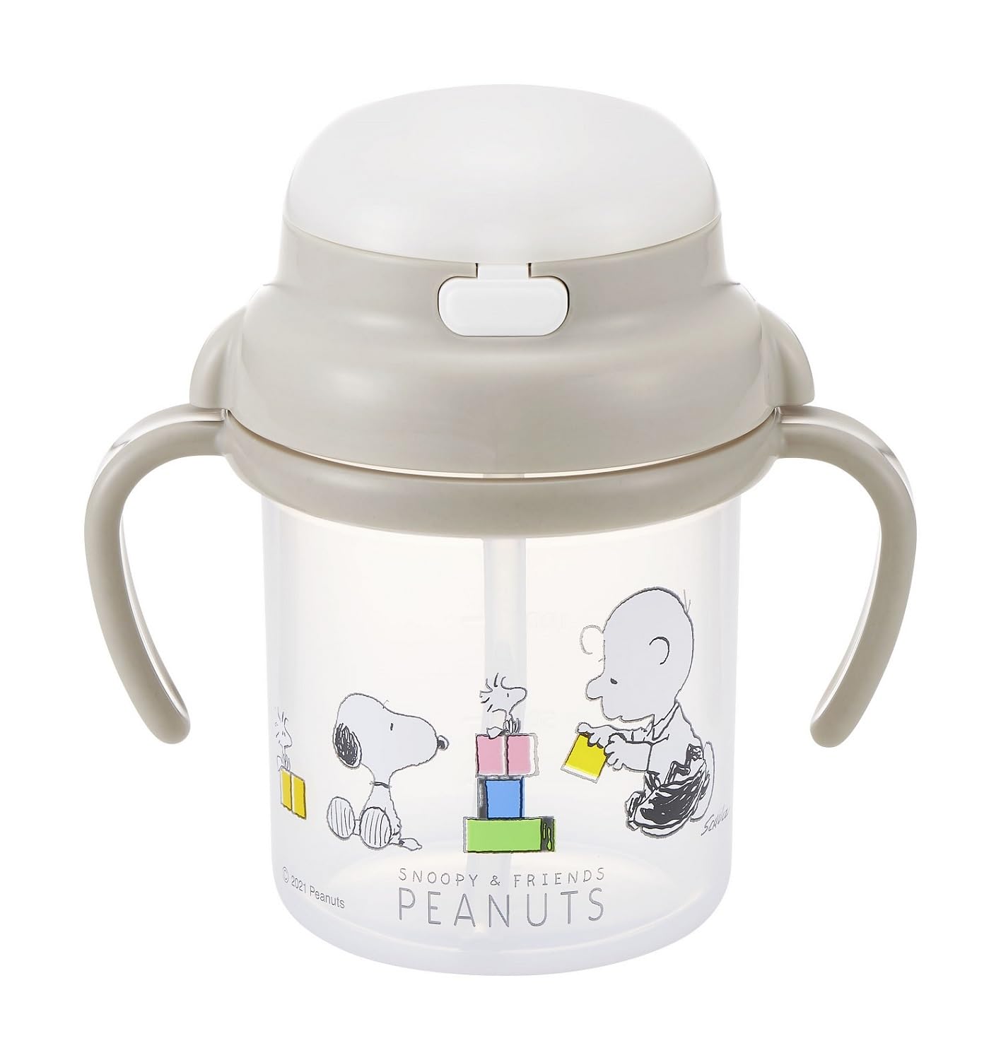 

Кружка-поильник OSK Snoopy 270 мл MB-13 серый