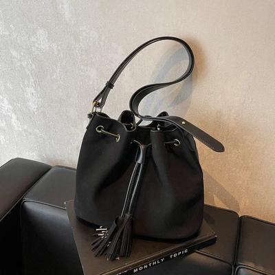 Borsa da Donna Vintage Stile Moda Texture Multifunzionale Borsa a Tracolla Autunnale