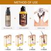 PURC Ensemble d'huiles de shampoing pour la croissance des cheveux, Essence de gingembre, Anti-perte de cheveux, traitements pour cheveux et cuir chevelu, produits pour hommes et femmes