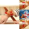 Lovely Santa Ring Plush Toy With Cute Reindeer Design Ideal For Christmas Presents