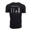 Space X Rockets Graphic T Shirt