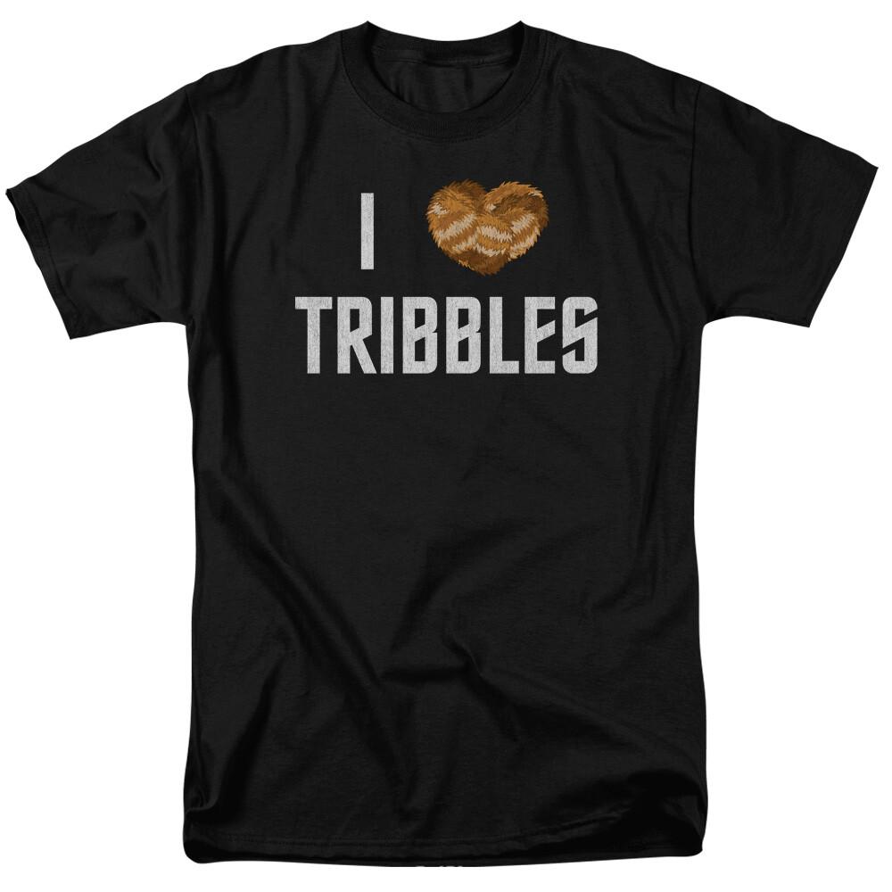 26 Star Trek I Heart Tribbles T Shirt Licensed Sci-Fi TV Classic Tee New Black Unisex T-Shirt XXL
