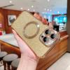 For iPhone 16 Pro Max Case Electroplating Glitter TPU Clear Phone Cover Compatible with MagSafe