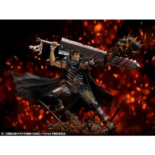 TV Anime "Berserk" Guts Black Swordsman Ver. Approximately 265mm PVC & ABS Pre-painted Finished Figure