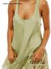 Spring Lace Sleeveless Flowy Mini Dress - New Arrival