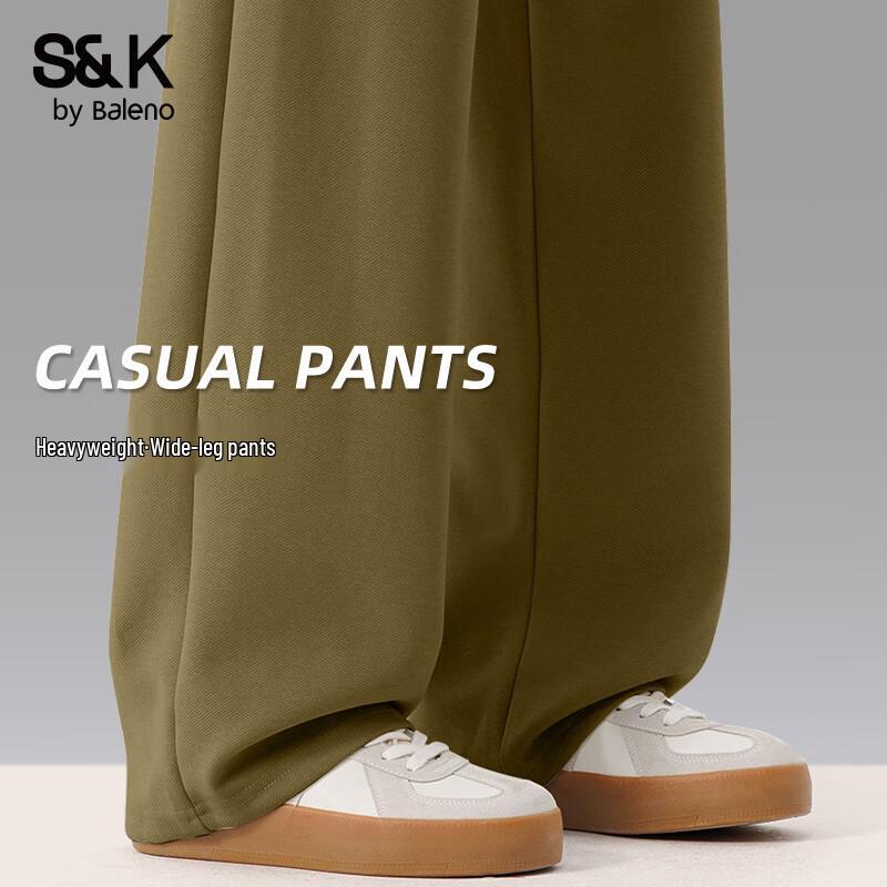 

Baleno Men s S&K Series Wide-Leg Casual Pants 4XL