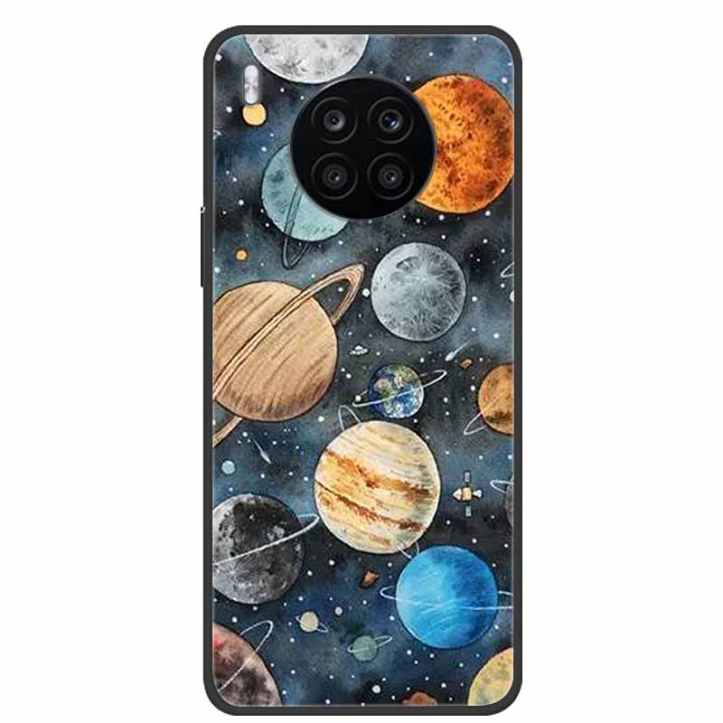 For Huawei Nova 8i Case Shockproof Soft silicone TPU Back Cover For Huawei Nova 8i Phone Cases Nova8i Nova 8 i 2021 Cute Cartoon