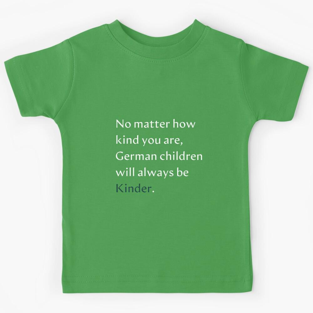 German Kinder Gift Kids T-Shirt 140