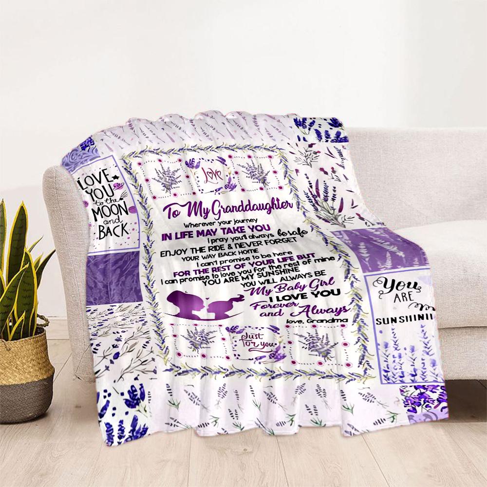 1pc Mom Quotes Blanket Comfortable Soft Lightweight Multi Purpose Blanket for Travel Camping Picnics Sofa Office Bed Living Room Gift for Friends
