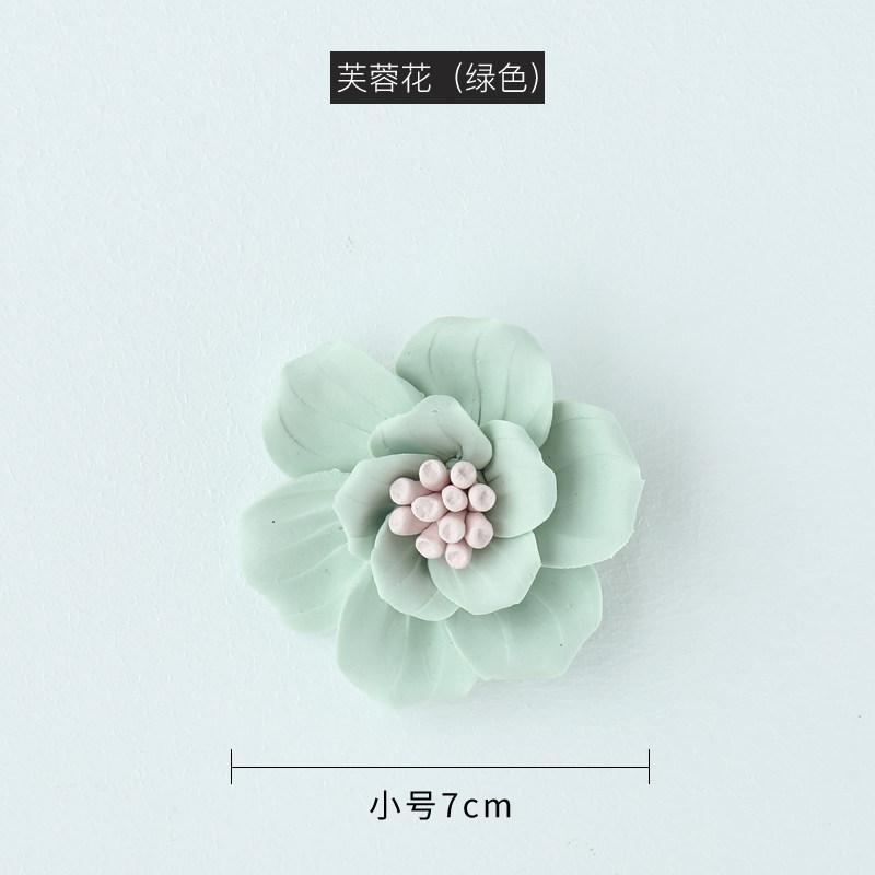 Ceramic Flower Wall Decoration Wall Decoration Creative Living Room Bedroom Wall TV Background Three-dimensional Decoration