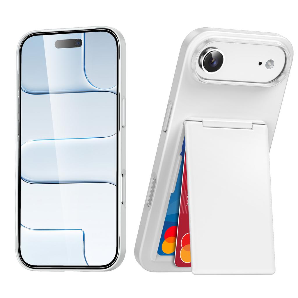 New Product for IPhone17Air Frosted Card Holder Holder 16 Phone Case 15Pro Anti-Scratch 14 Phone Protective Cover