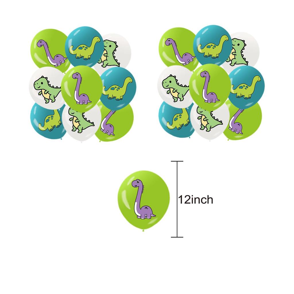 Dinosaur 3D Birthday Party Decorations Set with Banner & Balloons