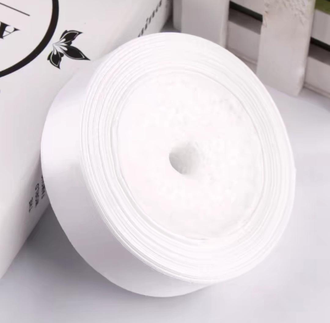 

25mm25Yards/Roll 2.5cm Silk Satin Ribbon Handmade Crafts Materials Christmas Party DIY Gift Box Wrap Party Wedding Decorative