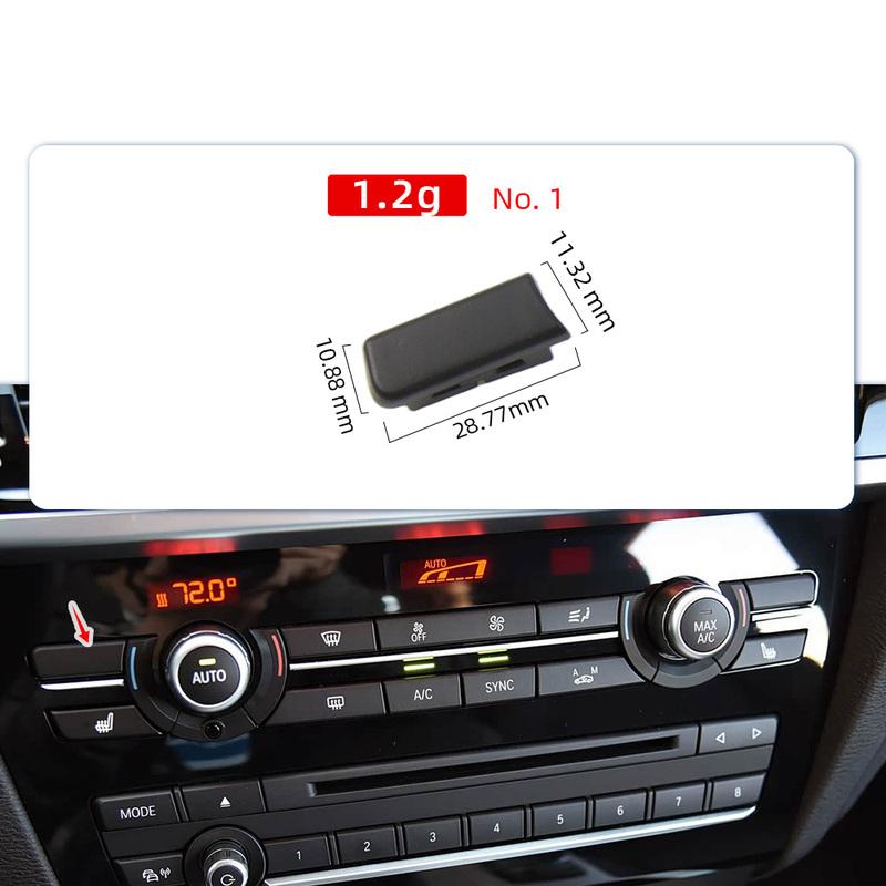 Interior Car Air Conditioner Ventilated Control AC Button Switch Cover Repair Kit For BMW X3 X4 Series F25 F26 11-17 64116825513