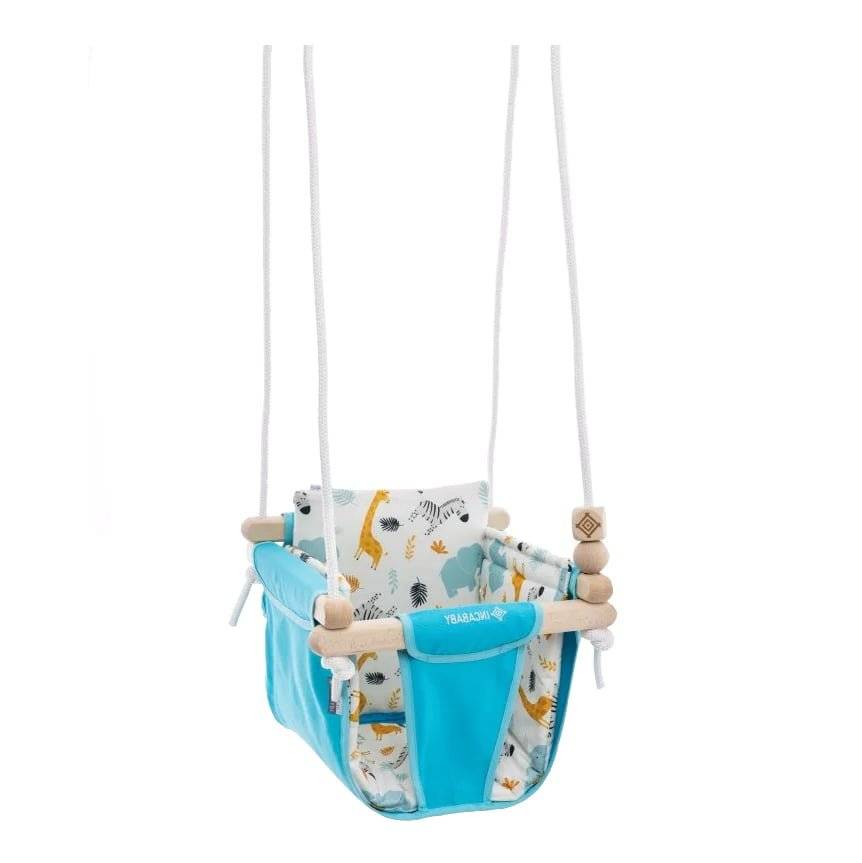 Junior Boho baby swing - blue