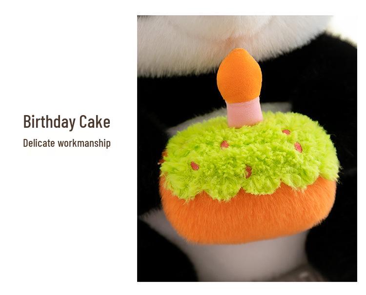 Adorable Panda Birthday Plush Toy for Kids - Gift for Boys & Girls