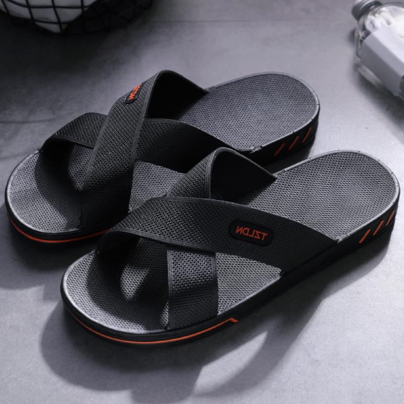 Herren extra groß, rutschfest, für draußen, Badezimmer-Sandalen, Sommer, Übergröße (46-50) 40-41