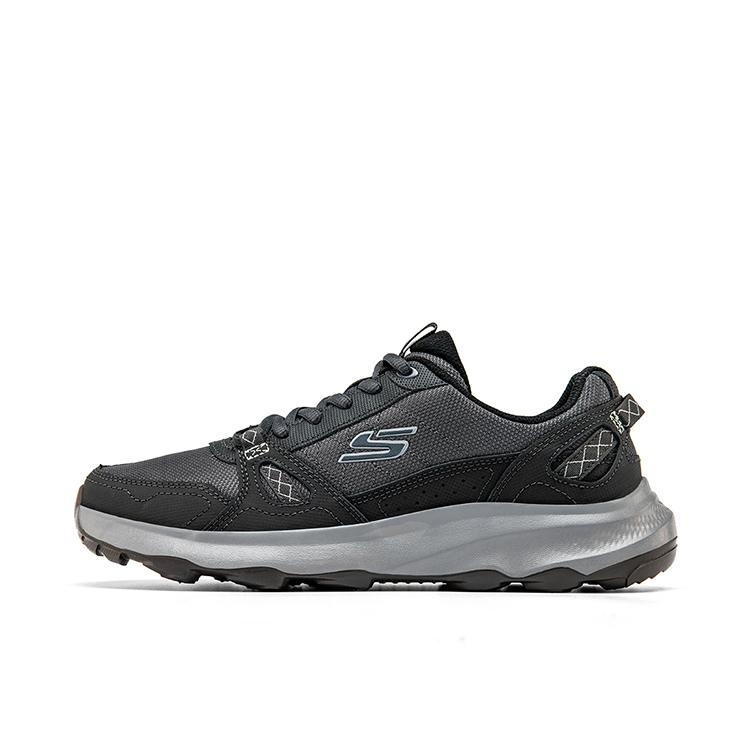 Skechers Outdoor Synthetic Leather Fashion Low-Top Hiking Shoes Men sneaker Charcoal 237787-CCGY 39.5