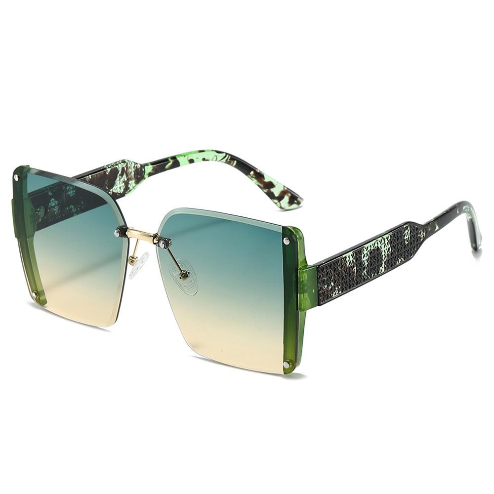 New Fashion Square Frameless Trimmed Personalized Sunglasses Ins Sunglasses Tide [directly from the source factory]