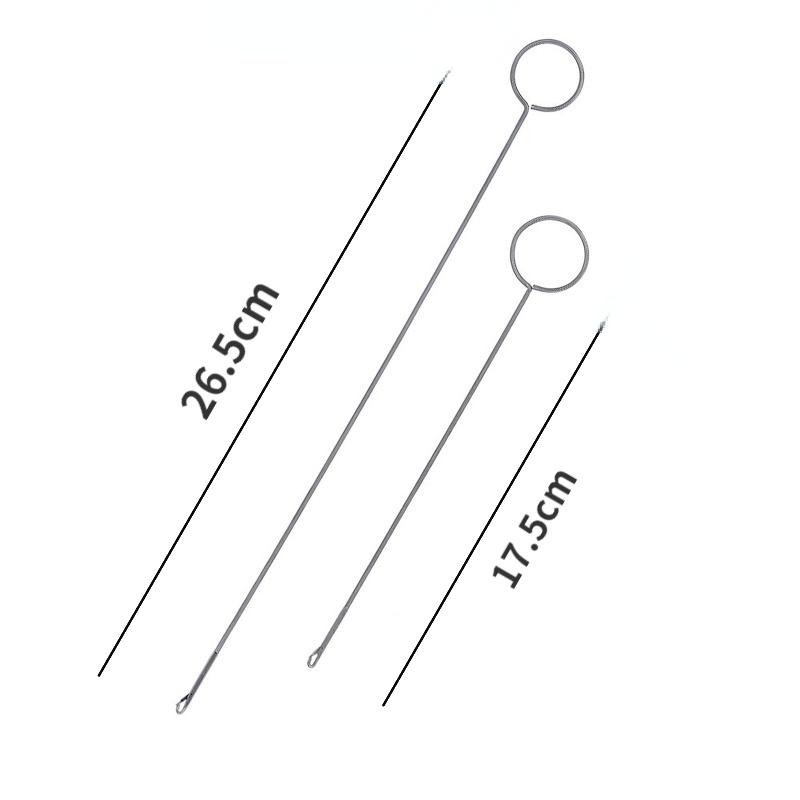 1/2Pcs Stainless Steel Sewing Loop Turner Hook Handmade DIY Turning Fabric Tubes Strap Belt Strips Home Sewing Tools