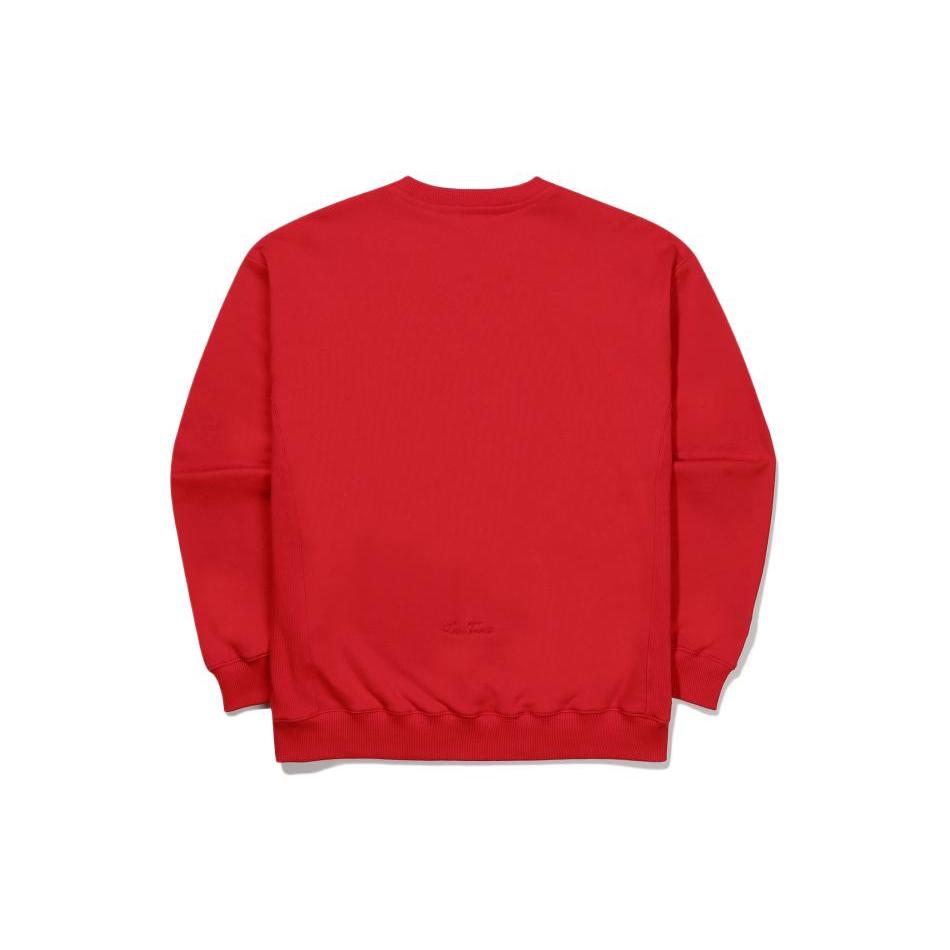 Fila Sweatshirts Unisex Red Crew Neck Moderate FS2POE3301X-RED