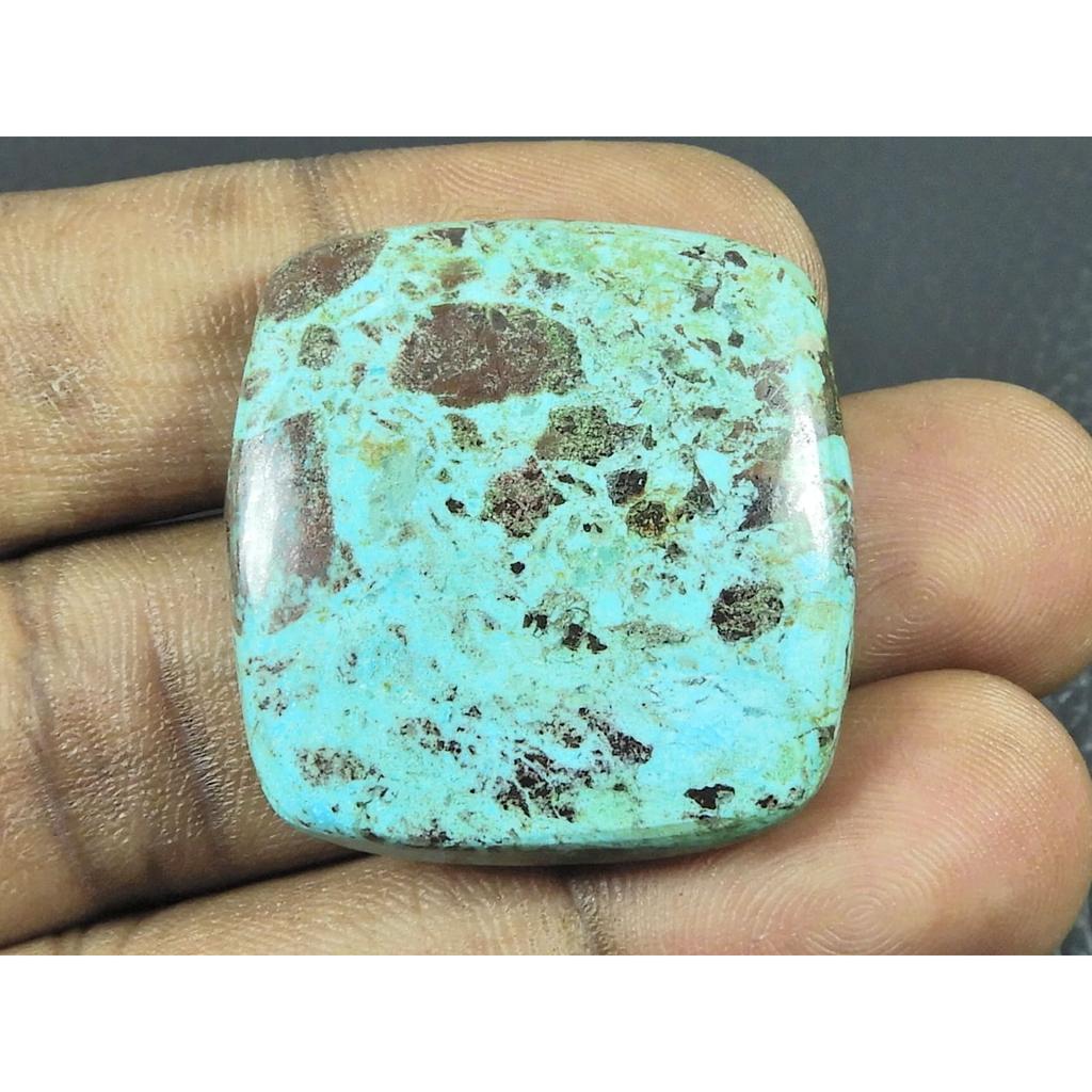 30X31MM Natural Shattuckite Octagon Cabochon Loose Gemstone 52Cts. G-706