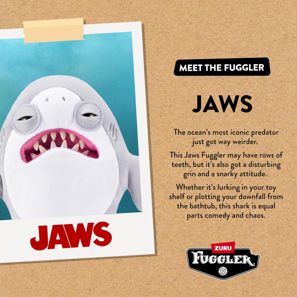 Fuggler Jaws Plush Toy, Model Number 15747, Authentic Product.