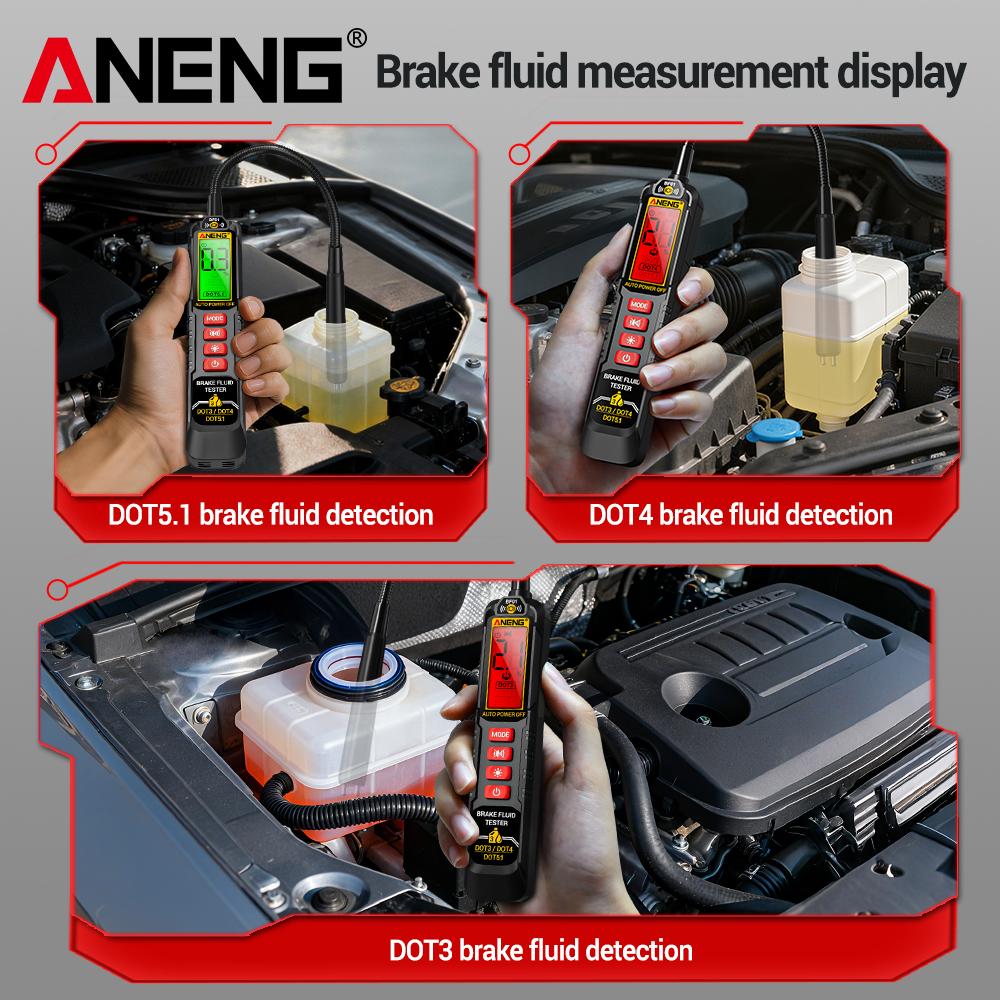 High Precision ANENG BF01 Brake Fluid Tester Oil Quality Check Detector Universal Brake Liquid Portable Digital Vehicle Auto Brake Oil Tester Tools