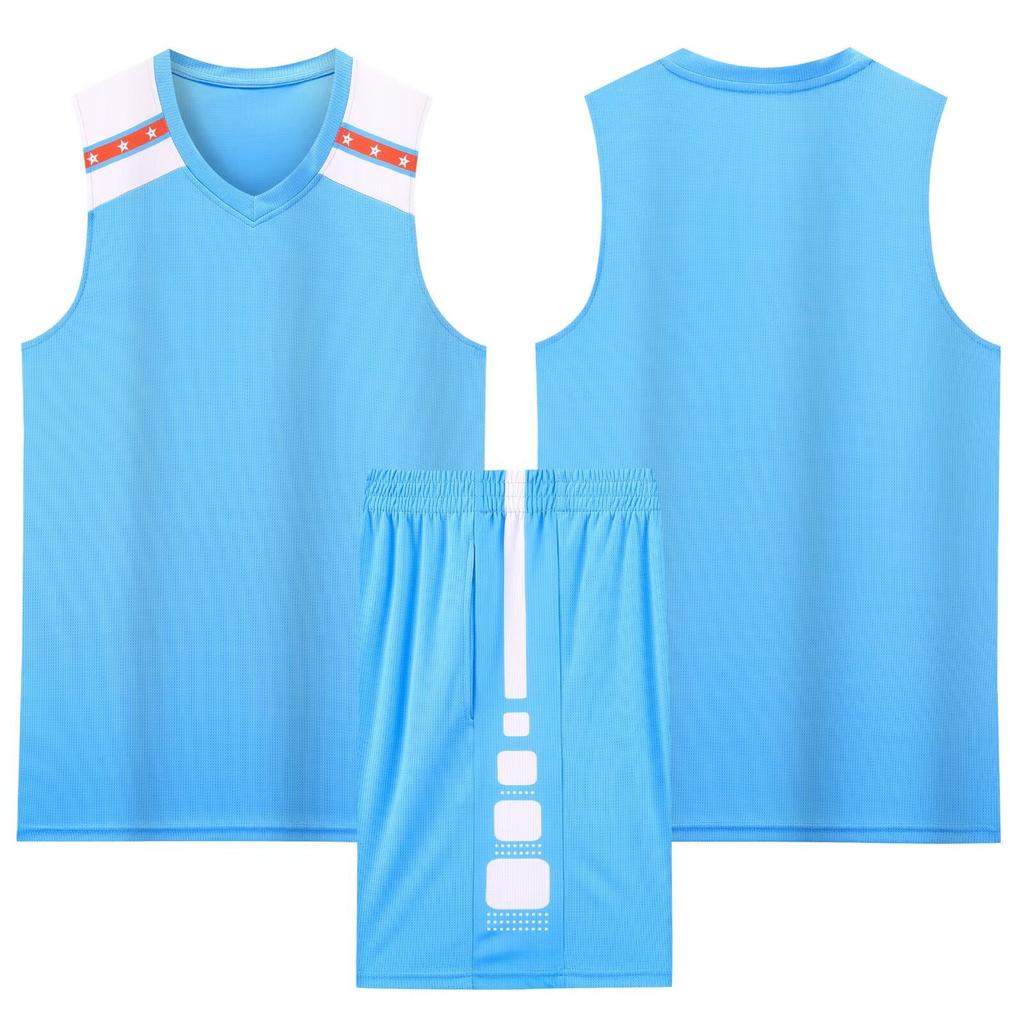 A115 Basketball Jersey Set, Adult Children'S Clothing, Men'S Print Jersey, With Pockets On Both Sides 3Xs-5Xl