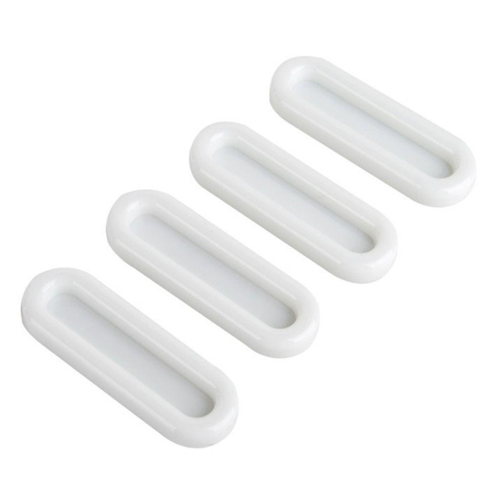 Self-adhesive Oval Door Handles Door Knobs Cabinet Drawer Handles Sliding Door Handle  Glass