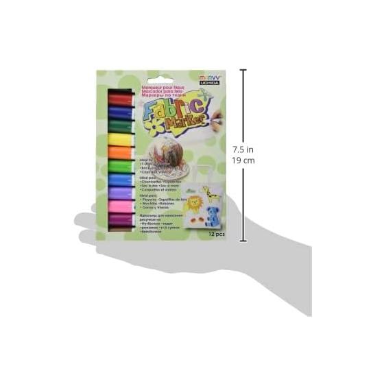 Marvie 560 Fabric Marker 12 Color Set 560-12A