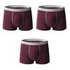 3 PCS Men's Boxer Shorts Cotton Underwear Solid Color Large Size Panties L XL 2XL 3XL 4XL 5XL 6XL