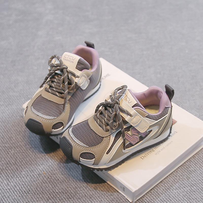 Korean Running Shoes for Kids: 2025 Spring/Autumn Fashion Sneakers for Medium and Large Girls and Boys
