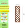 Anti-Corrosion Wood Garden Fence & Climbing Frame for Outdoor Spaces