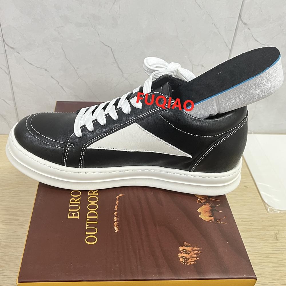 Fashion Men Elevator Casual Shoes Comfort Breathable Genuine Leather Height Increase Shoes Thick Sole Luxury Designer Flat Lift Sneakers