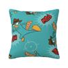 Perry The Platypus Pillow Case P-Phineas and F-FerbS Cushion Cover Soft Design Funny Pillowcases For Sofa Home Decorative