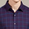 [Color Woven Plaid&wool Containing] Spring and Autumn Long Sleeved Shirt for Men, Comfortable, Breathable, Easy To Maintain, Business Casual Shirt