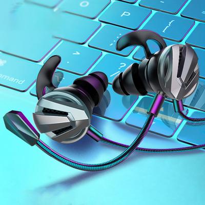 Universeller kabelgebundener Heavy-Bass-Gaming-In-Ear-Kopfhörer mit Mikrofon für Telefon/Computer