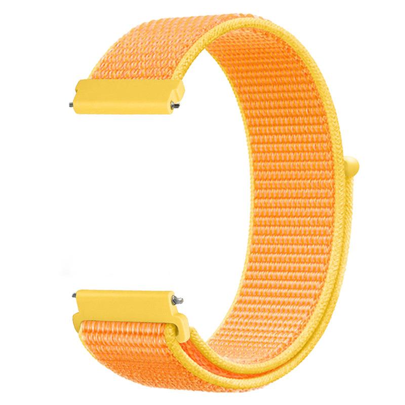 20mm 22mm Nylon Loop Band for Samsung Galaxy Watch 7/6/Classic/5/4/3/Gear S3 Wristband Huawei Watch 4/GT-2-3-Pro/Amazfit GTR/GTS